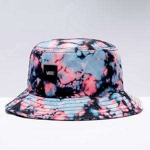 Vans Undertone Pink & Blue Wash Dye Bucket Hat